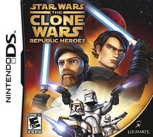 Star Wars - The Clone Wars - Republic Heroes (EU)(BAHAMUT) (USA) Game Cover